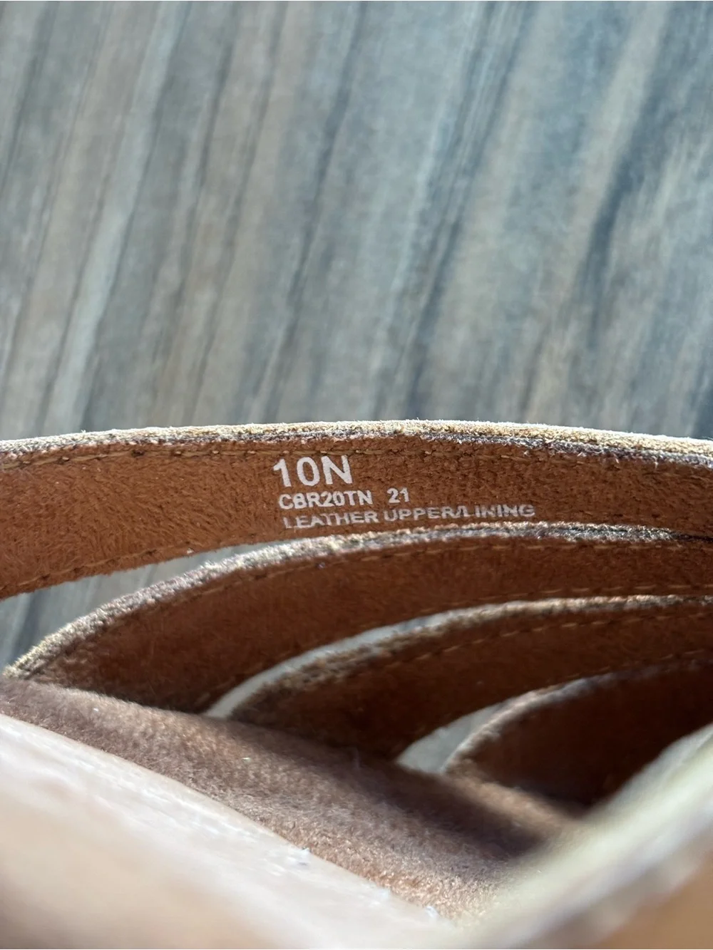 Cobb Hill Tan Leather Fisherman Sandals Comfort Walk Women's Size 10N